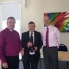 Farwell gift presented to Professor Alan Hibbert