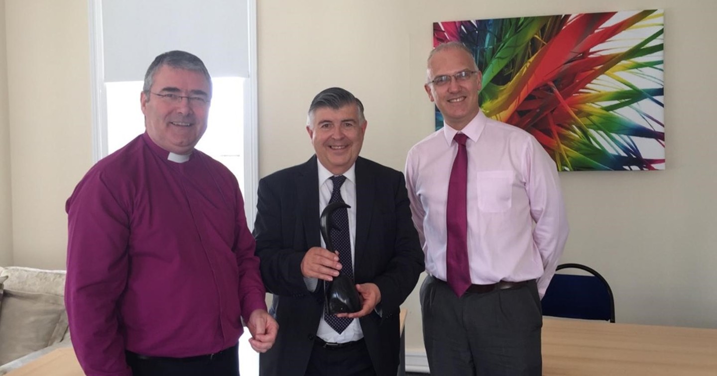 Farwell gift presented to Professor Alan Hibbert