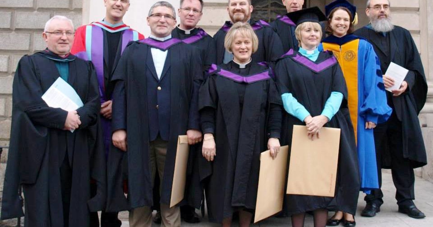 CITI graduates receive their MTh degrees at TCD commencements