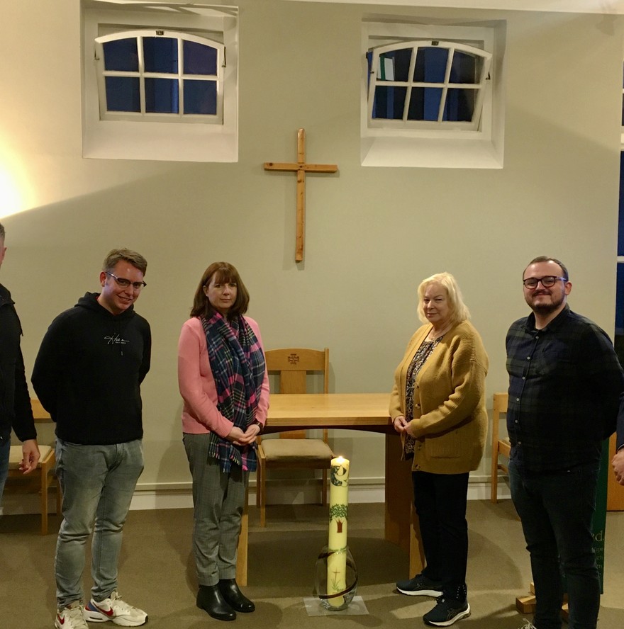 Climate Justice Candle visits Church of Ireland Theological Institute
