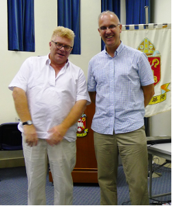 The Director of the Church of Ireland Theological Institute, the Revd Dr Maurice Elliott, and Principal of Ming Hua Theological College, Dr Gareth Jones, during Dr Elliott's visit to Hong Kong.