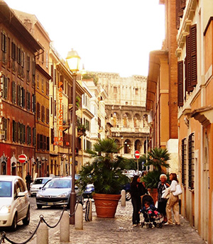 The Colosseum seen from the Church of San Clemente (Photograph: Patrick Comerford)