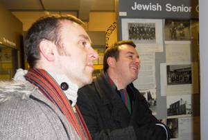 CITI students Rob Clements (Dublin and Glendalough) and Andrew Campbell (Connor) visiting the Irish Jewish Museum in Dublin (Photograph: Patrick Comerford)